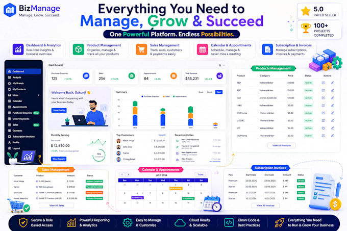 I will create a clean modern landing page (SEO #3)